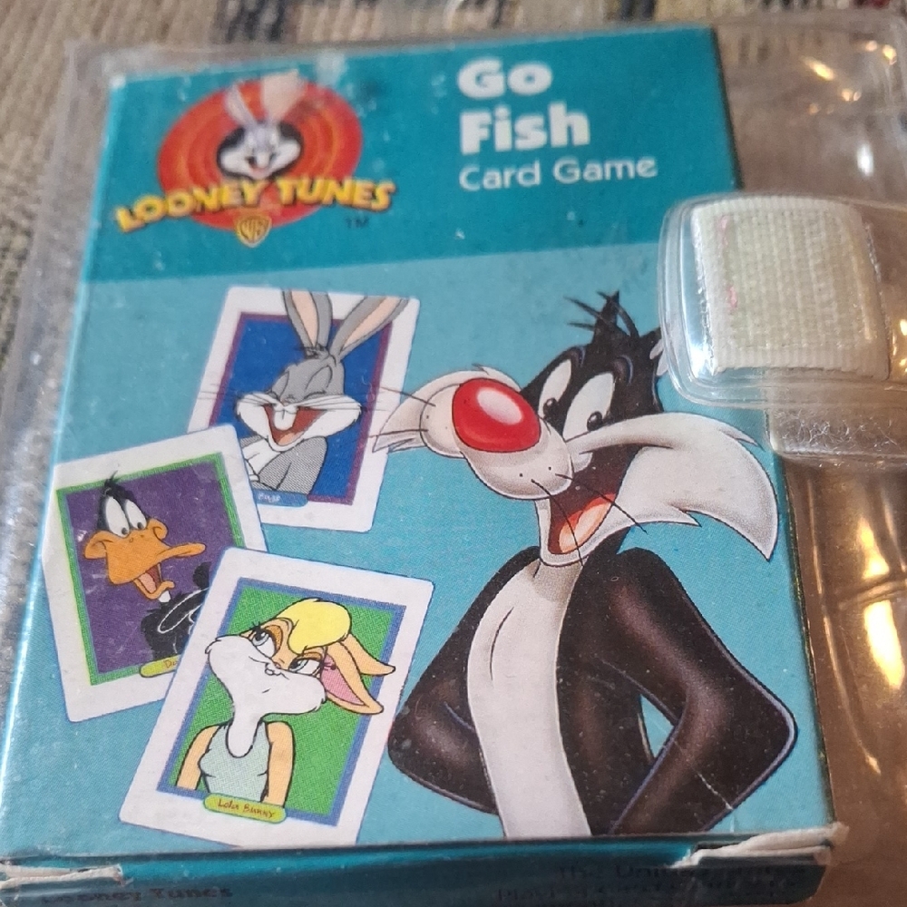Warner Bros. Looney Tunes Go Fish Card Game - Teal & Black